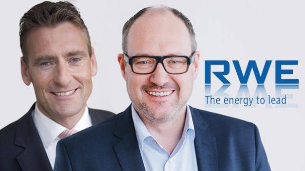 Sebastian Ackermann (l) und Thomas Siepmann (r.) über das neue RWE-Tool