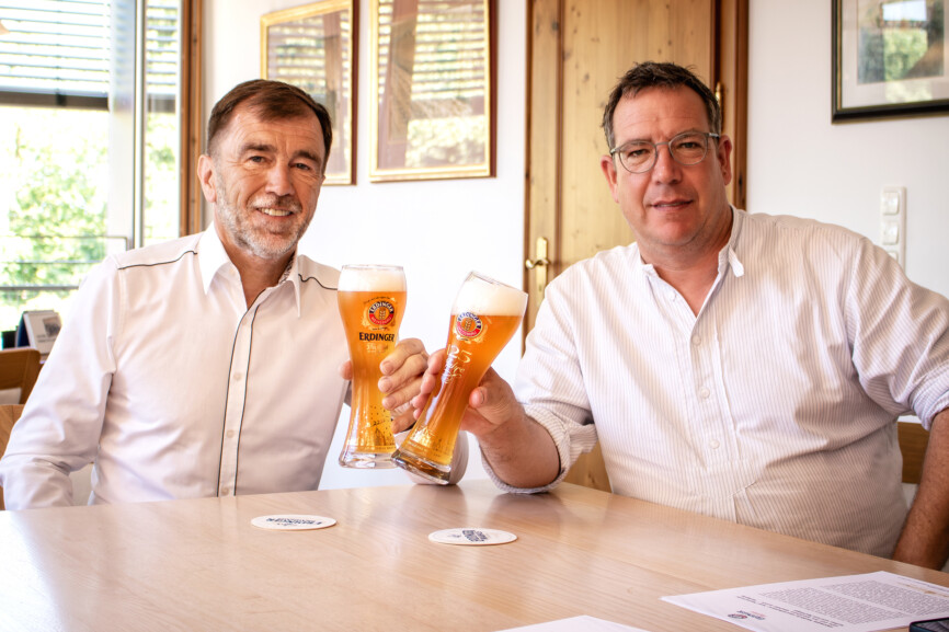 ERDINGER Weißbräu_Josef Westermeier und Wolfgang Kuffner